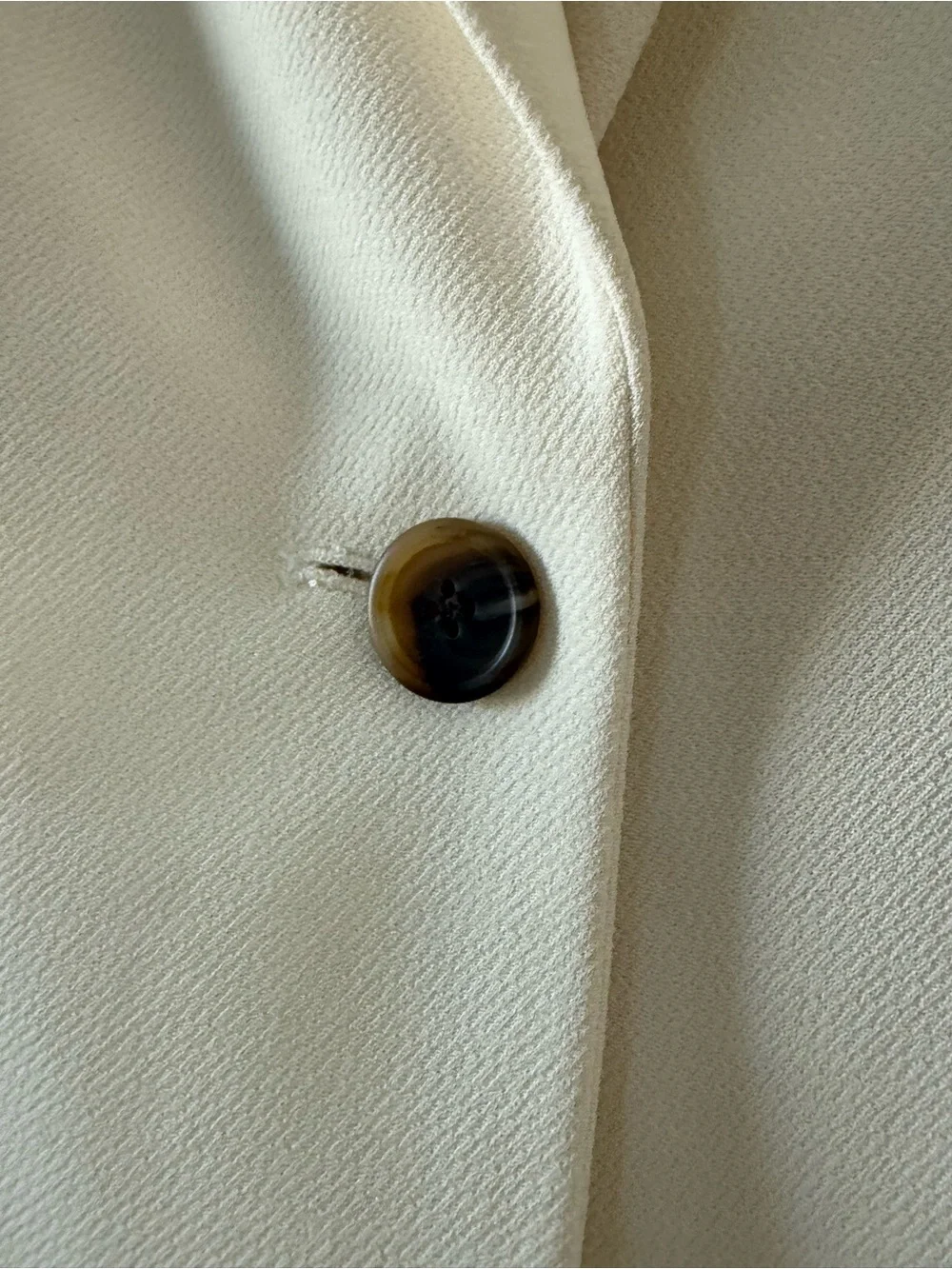 J. Crew Cream Single-Button Tailored Blazer